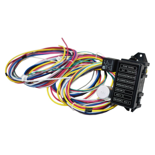 A-Team Performance 12 Circuit Universal Wire Harness Muscle Car Hot Rod Street Rod XL Wires - Southwest Performance Parts