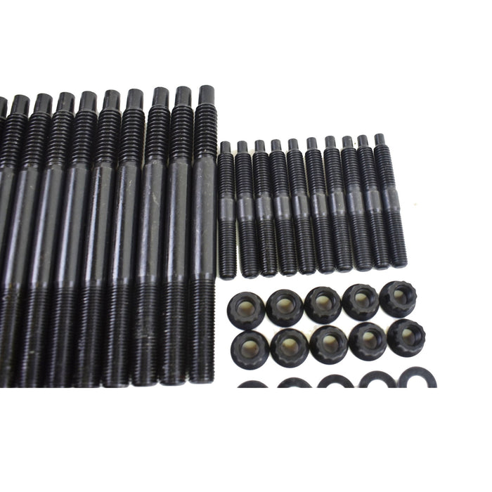 A-Team Performance 12-POINT BLACK OXIDE CYLINDER HEAD STUD KIT FOR CHEVY LS CAR ENGINES 2004-UP - Southwest Performance Parts