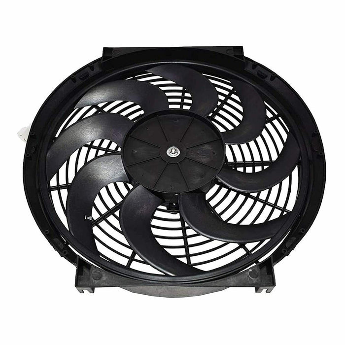 A-Team Performance 14" Heavy Duty Radiator Electric Wide Curved Blade FAN 2400CFM - Southwest Performance Parts