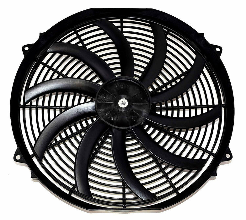 A-Team Performance 140041 16" Electric Curved Blade Reversible Cooling Fan 12v 3000cfm+ Thermostat Kit - Southwest Performance Parts