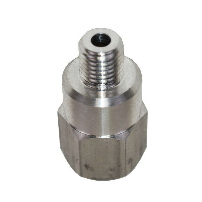 A-Team Performance - 1.5NPT to 1-8NPT Aluminum Fitting Adapter Reducer For LS Engine Swap to Oil Pressure Gauge Sensor - Compatible with LS1 LSX LS3, Pack of 1 - Southwest Performance Parts