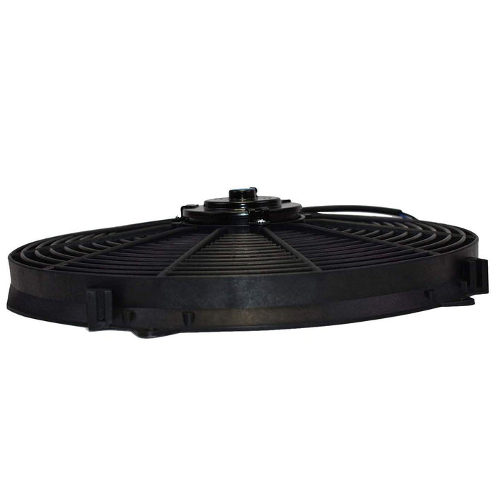 A-Team Performance 160061 16" High Performance Heavy Duty 12V Black Radiator Electric Wide Curved Cooling Fan Assembly Kit 8 Blade FAN 3000 CFM - Southwest Performance Parts