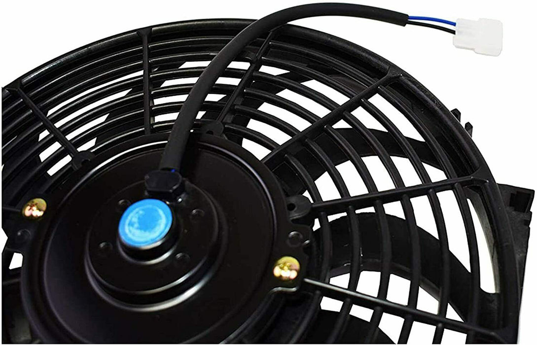 A-Team Performance 170071 12" Heavy Duty Radiator Electric Wide Curved Blade FAN 1400CFM 12V - Southwest Performance Parts