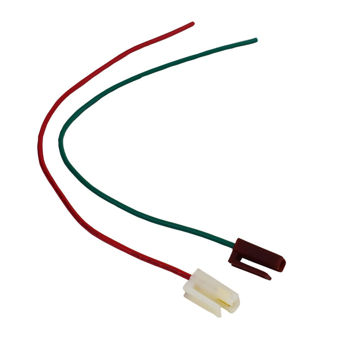 A-Team Performance 170073 Pigtail Harness Cable Wires for HEI Distributor Battery and Tachometer Wiring 12V Ignition Coil & Tach Wire Connector Accessories 11" Red and Green - Southwest Performance Parts