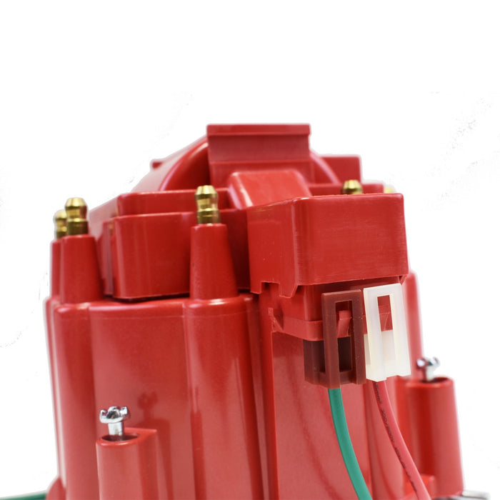 A-Team Performance 170073 Pigtail Harness Cable Wires for HEI Distributor Battery and Tachometer Wiring 12V Ignition Coil & Tach Wire Connector Accessories 11" Red and Green - Southwest Performance Parts