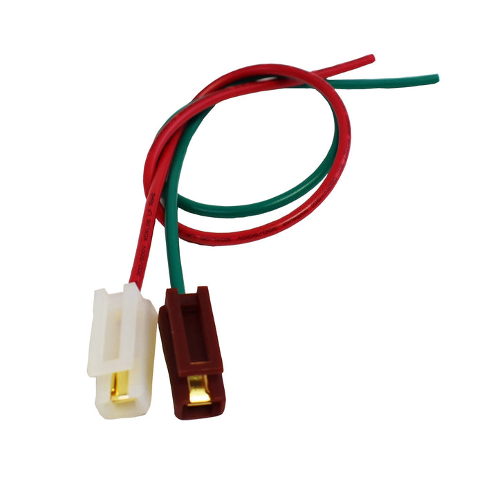 A-Team Performance 170073 Pigtail Harness Cable Wires for HEI Distributor Battery and Tachometer Wiring 12V Ignition Coil & Tach Wire Connector Accessories 11" Red and Green - Southwest Performance Parts