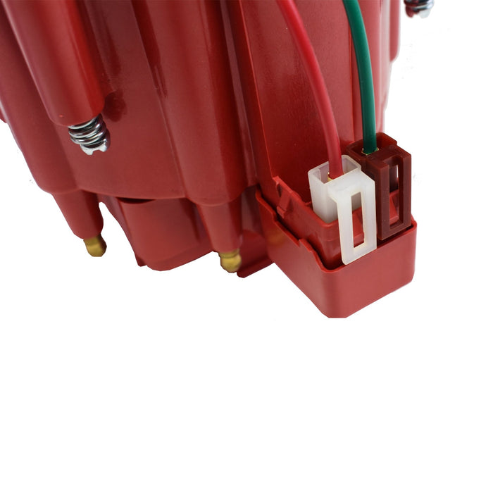 A-Team Performance 170073 Pigtail Harness Cable Wires for HEI Distributor Battery and Tachometer Wiring 12V Ignition Coil & Tach Wire Connector Accessories 11" Red and Green - Southwest Performance Parts