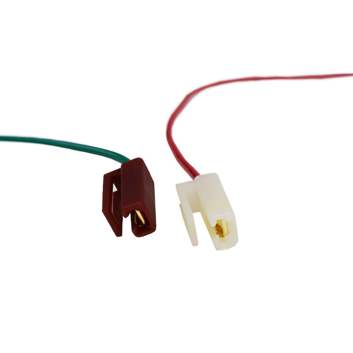 A-Team Performance 170073 Pigtail Harness Cable Wires for HEI Distributor Battery and Tachometer Wiring 12V Ignition Coil & Tach Wire Connector Accessories 11" Red and Green - Southwest Performance Parts