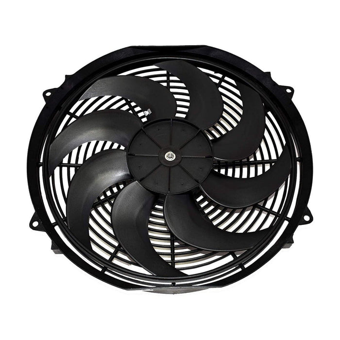 A-Team Performance 180081 16" Heavy Duty 12V Radiator Electric Wide Curved 8-Blade - Southwest Performance Parts