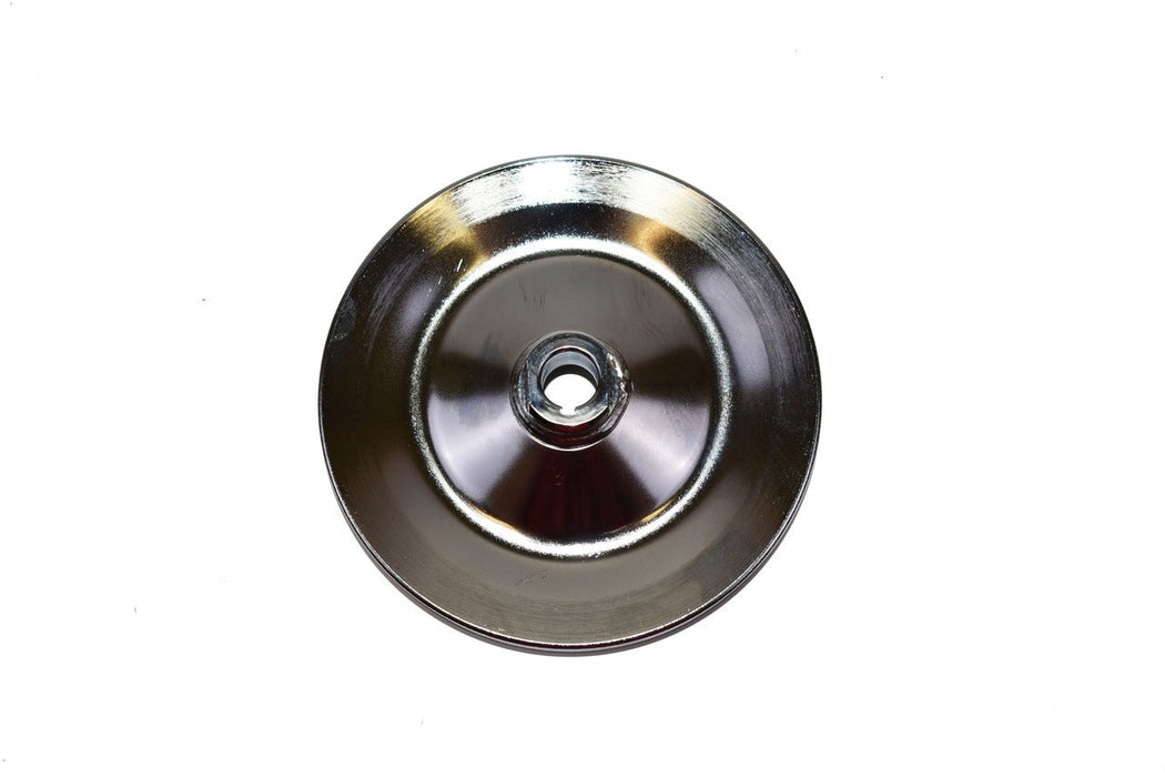 A-Team Performance 1955-72 Chevy-GM Chrome Steel Key-Way Power Steering Pump Pulley - 1 Groove - Southwest Performance Parts