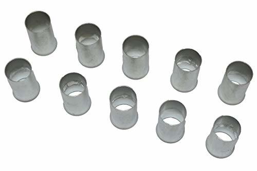 A-Team Performance 2-0 Gauge (Ga.) Ferrules Fittings Non-Insulated Tubes Compression Sleeve Wire for Terminal Blocks and Under Set Screws 0.98" Pin Lg. (Pack of 10) - Southwest Performance Parts