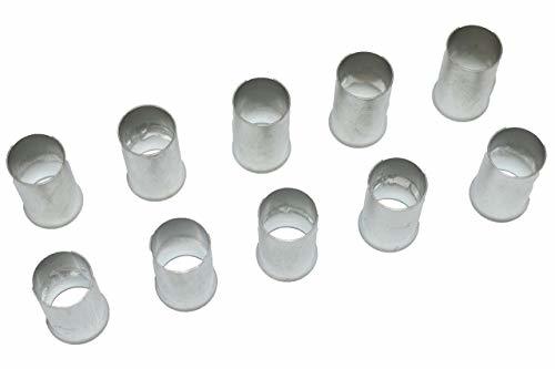 A-Team Performance 2-0 Gauge (Ga.) Ferrules Fittings Non-Insulated Tubes Compression Sleeve Wire for Terminal Blocks and Under Set Screws 0.98" Pin Lg. (Pack of 10) - Southwest Performance Parts