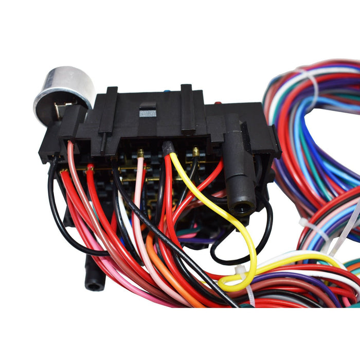 A-Team Performance 21 Circuit Wiring Harness Street Universal Wire Door Locks Radio Power Windows - Southwest Performance Parts