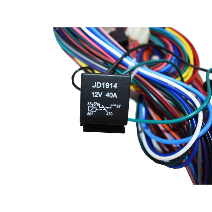 A-Team Performance 21 Circuit Wiring Harness Street Universal Wire Door Locks Radio Power Windows - Southwest Performance Parts