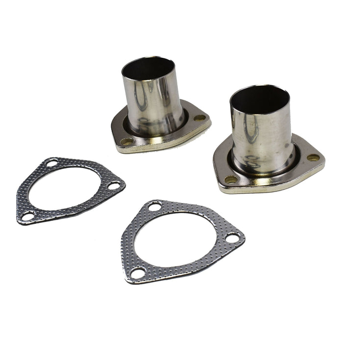 A-Team Performance 2.5” Header Collector Kit With Gaskets 2.5" Inlet & 2" Outlet - Southwest Performance Parts