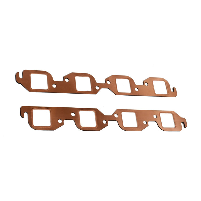 A-Team Performance 2pcs Exhaust Gaskets, Square Port Copper Header Exhaust Gaskets Reusable - Southwest Performance Parts
