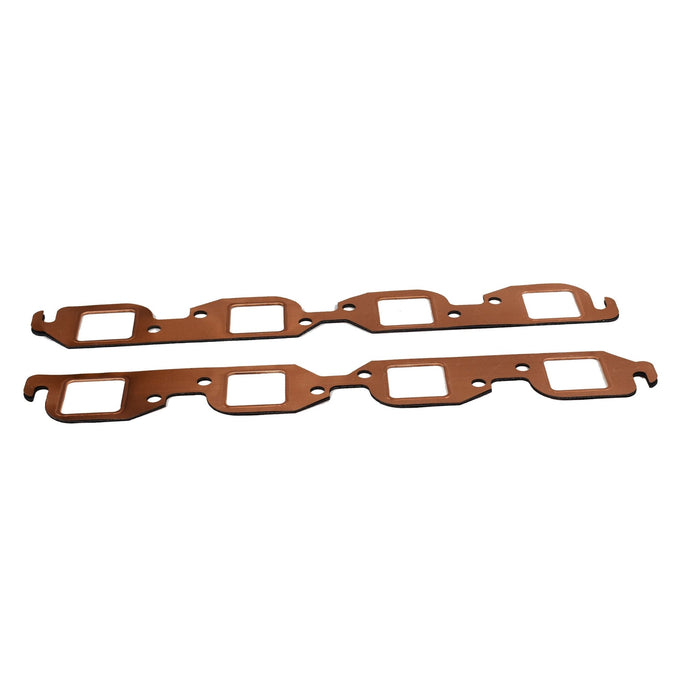 A-Team Performance 2pcs Exhaust Gaskets, Square Port Copper Header Exhaust Gaskets Reusable - Southwest Performance Parts