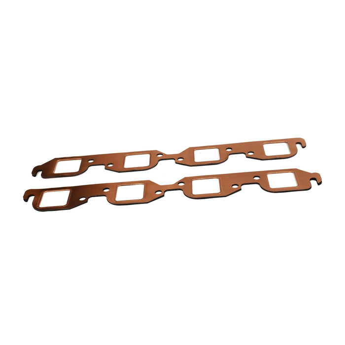 A-Team Performance 2pcs Exhaust Gaskets, Square Port Copper Header Exhaust Gaskets Reusable - Southwest Performance Parts