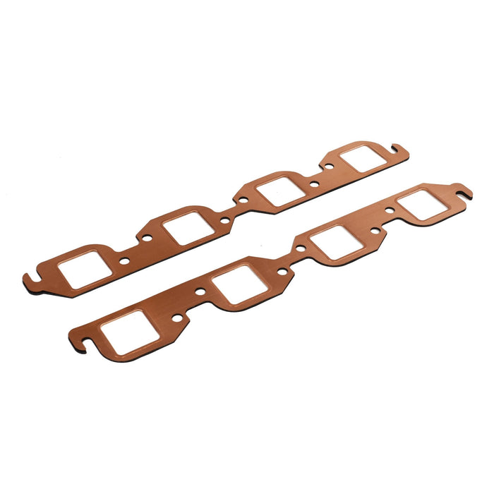 A-Team Performance 2pcs Exhaust Gaskets, Square Port Copper Header Exhaust Gaskets Reusable - Southwest Performance Parts