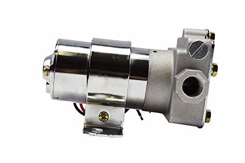 A-Team Performance 30-155 Electric Inline Fuel Pump 12V 155 GPH at 14PSI Chrome - Southwest Performance Parts