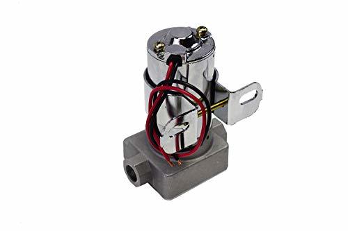 A-Team Performance 30-155 Electric Inline Fuel Pump 12V 155 GPH at 14PSI Chrome - Southwest Performance Parts