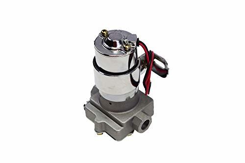 A-Team Performance 30-155 Electric Inline Fuel Pump 12V 155 GPH at 14PSI Chrome - Southwest Performance Parts