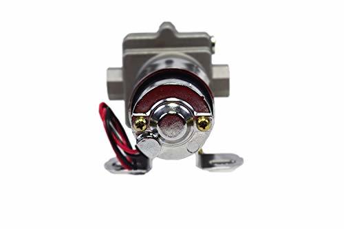 A-Team Performance 30-155 Electric Inline Fuel Pump 12V 155 GPH at 14PSI Chrome - Southwest Performance Parts