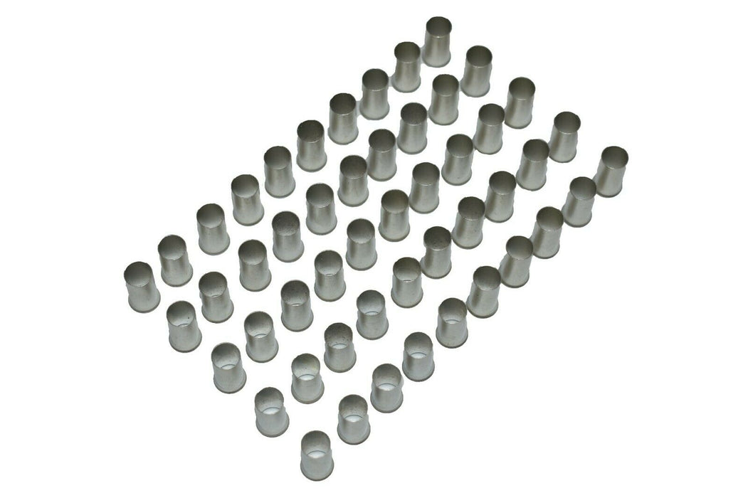 A-Team Performance 4 Gauge (Ga.) Non-Insulated Ferrules Fittings Tin Plated Copper Heavy Duty Tubes for Terminal Blocks and Under Set Screws, 0.59" Pin Lg. (Pack of 50) - Southwest Performance Parts