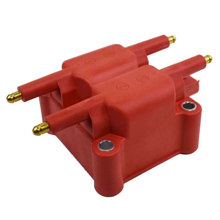 A-Team Performance 40K Volts High Output Ignition Coil For Mini Cooper, Dodge, Chrysler, Jeep, And Plymouth L4 Coil Pack Red - Southwest Performance Parts