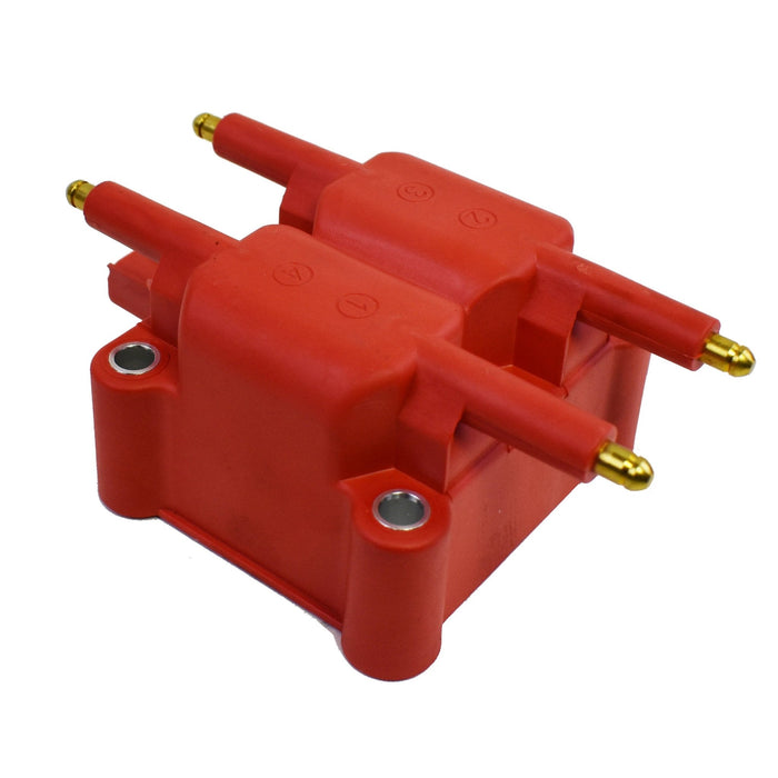 A-Team Performance 40K Volts High Output Ignition Coil For Mini Cooper, Dodge, Chrysler, Jeep, And Plymouth L4 Coil Pack Red - Southwest Performance Parts