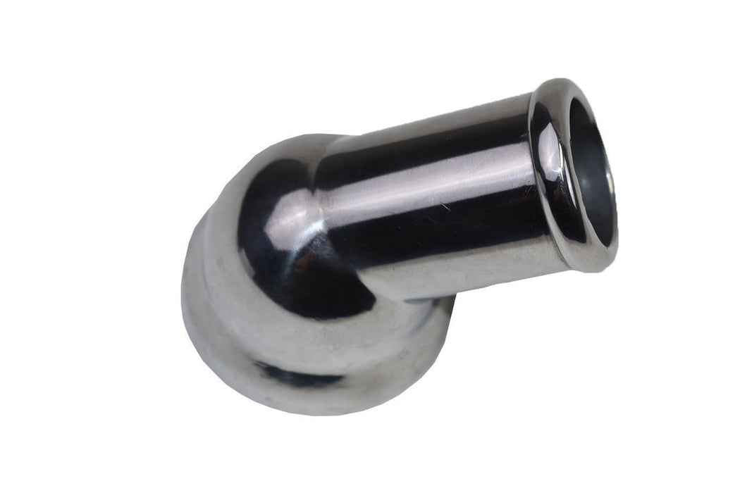 A-Team Performance 45° Swivel Water Neck Thermostat Housing Chrome Aluminum Chevrolet GM Pontiac LS LSX LS1 LS2 LS3 LS6 LS7 - Southwest Performance Parts