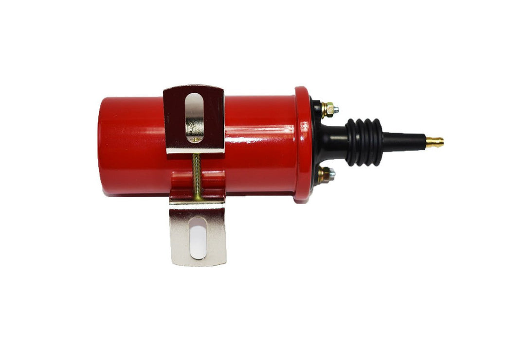 A-Team Performance 45,000 Volt Oil Filled Canister Male Ignition Coil Red - Southwest Performance Parts