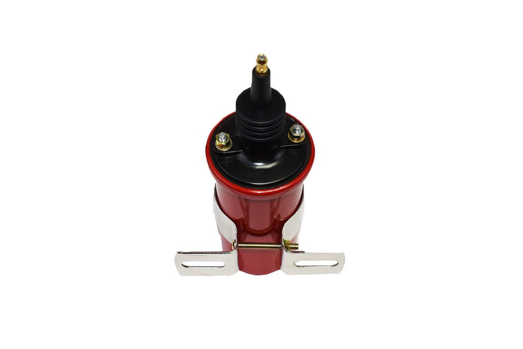 A-Team Performance 45,000 Volt Oil Filled Canister Male Ignition Coil Red - Southwest Performance Parts