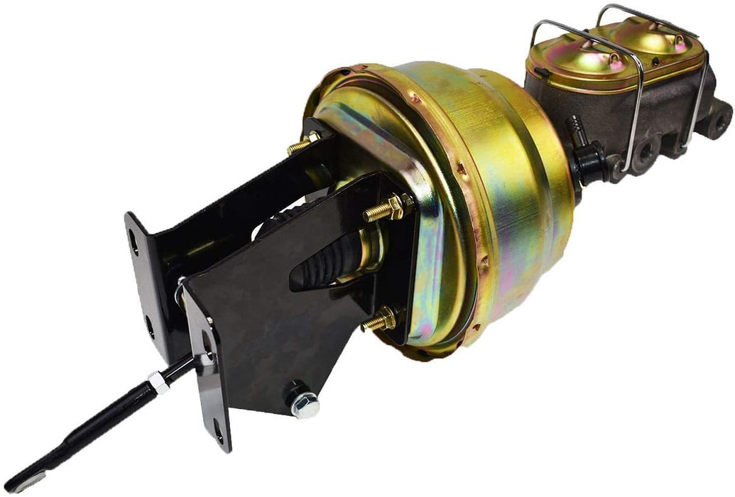 A-Team Performance 74-86 Jeep CJ7 CJ5 8" Dual Power Brake Booster Conversion Kit Disc-Drum - Southwest Performance Parts