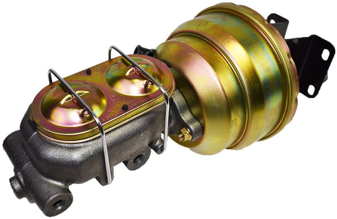 A-Team Performance 74-86 Jeep CJ7 CJ5 8" Dual Power Brake Booster Conversion Kit Disc-Drum - Southwest Performance Parts