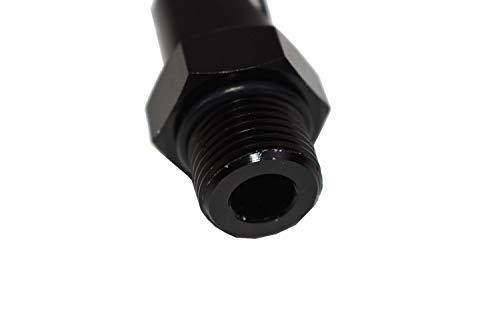 A-Team Performance 8 AN MALE TO 5-16" FEMALE SPRING LOCK EFI FUEL RAIL ADAPTER FITTING COMPATIBLE WITH GM LS ENGINES LS1, LS2, LS3 LS6 - Southwest Performance Parts