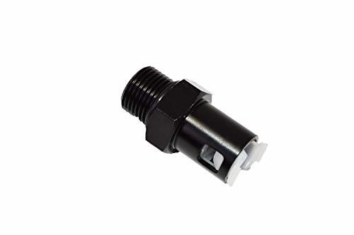 A-Team Performance 8 AN MALE TO 5-16" FEMALE SPRING LOCK EFI FUEL RAIL ADAPTER FITTING COMPATIBLE WITH GM LS ENGINES LS1, LS2, LS3 LS6 - Southwest Performance Parts