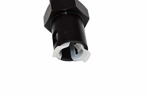A-Team Performance 8 AN MALE TO 5-16" FEMALE SPRING LOCK EFI FUEL RAIL ADAPTER FITTING COMPATIBLE WITH GM LS ENGINES LS1, LS2, LS3 LS6 - Southwest Performance Parts