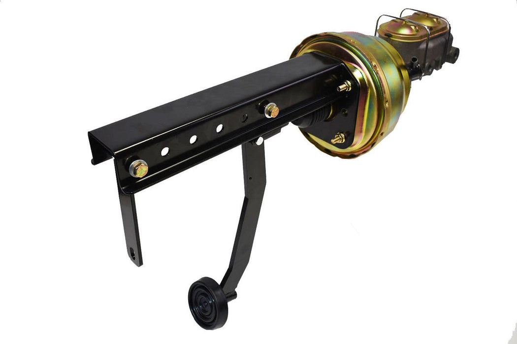 A-Team Performance 8" Dual Power Brake Booster, Pedal Firewall Mount Bracket Assembly Street Rod - Southwest Performance Parts