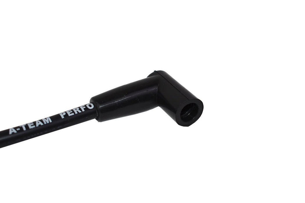 A-Team Performance 8.0mm Black Silicone Spark Plug Wires Compatible with BBC Big Block Chevy Chevrolet GMC Straight Boot Wires 396 402 427 454 502 572 - Southwest Performance Parts