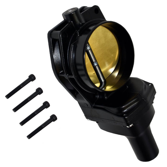 A-Team Performance 92 MM 4 BOLT THROTTLE BODY LSX LS LS1 LS2 LS3 LS6 LS7 LSX DRIVE BY WIRE Compatible With CHEVY GM BLACK - Southwest Performance Parts