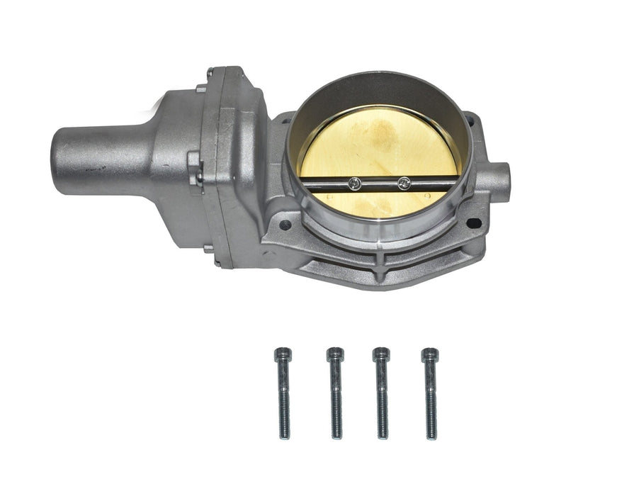 A-Team Performance 92 MM 4 BOLT THROTTLE BODY LSX LS LS1 LS2 LS3 LS6 LS7 LSX DRIVE BY WIRE Compatible With CHEVY GM SILVER - Southwest Performance Parts