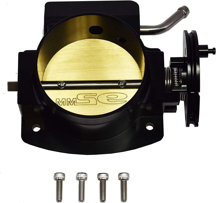 A-Team Performance 92MM 4 Bolt Throttle Body LS LS1 LS3 LS6 LSX Engine BLACK - Southwest Performance Parts