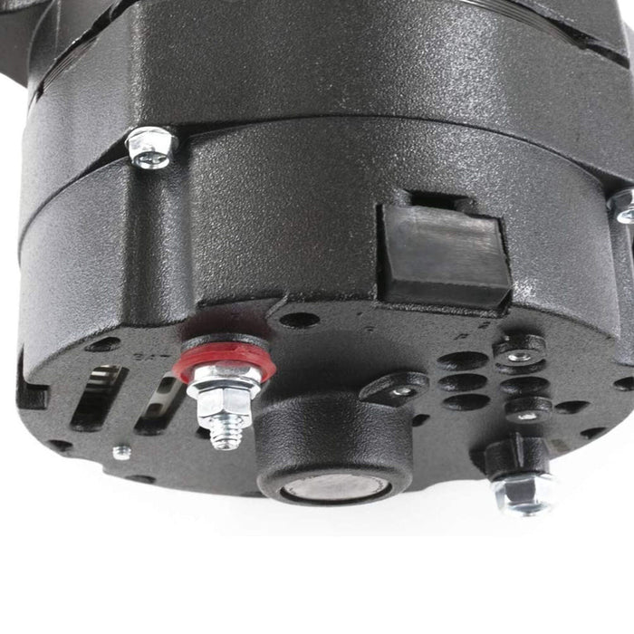 A-Team Performance All Black Alternator Compatible with Ford 1G Style 110 Amp - Southwest Performance Parts