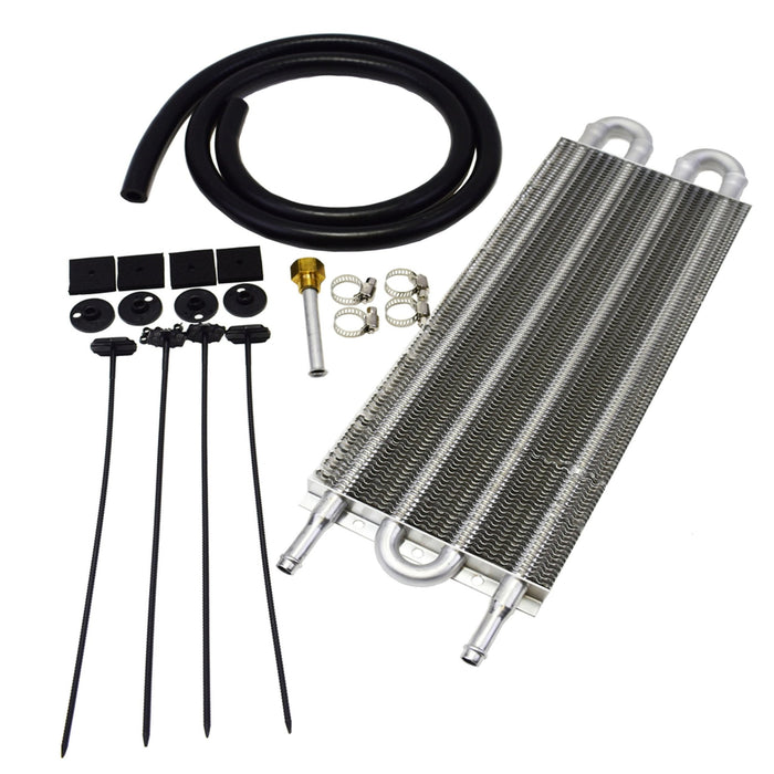 A-Team Performance Aluminum Tube & Fin Transmission Universal Oil Cooler, 15 1-2" x 5" - Southwest Performance Parts