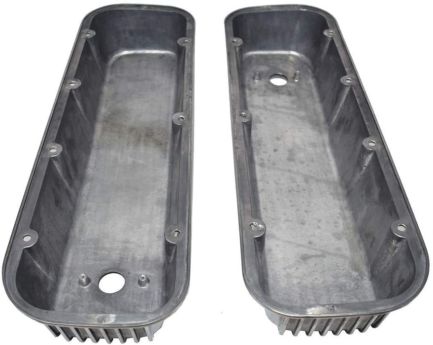 A-Team Performance Bbc Big Block Chevy Tall Finned Polished Aluminum Valve Covers 396 427 454 - Southwest Performance Parts