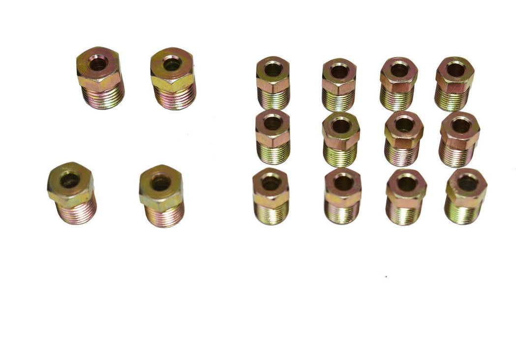A-Team Performance Brake Line Fitting Kit for Inverted Flares on 3-16 and 1-4 Tube - Southwest Performance Parts
