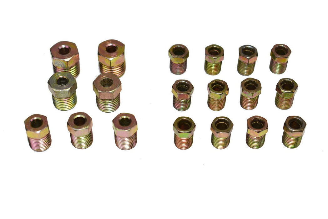 A-Team Performance Brake Line Fitting Kit for Inverted Flares on 3-16 and 1-4 Tube - Southwest Performance Parts