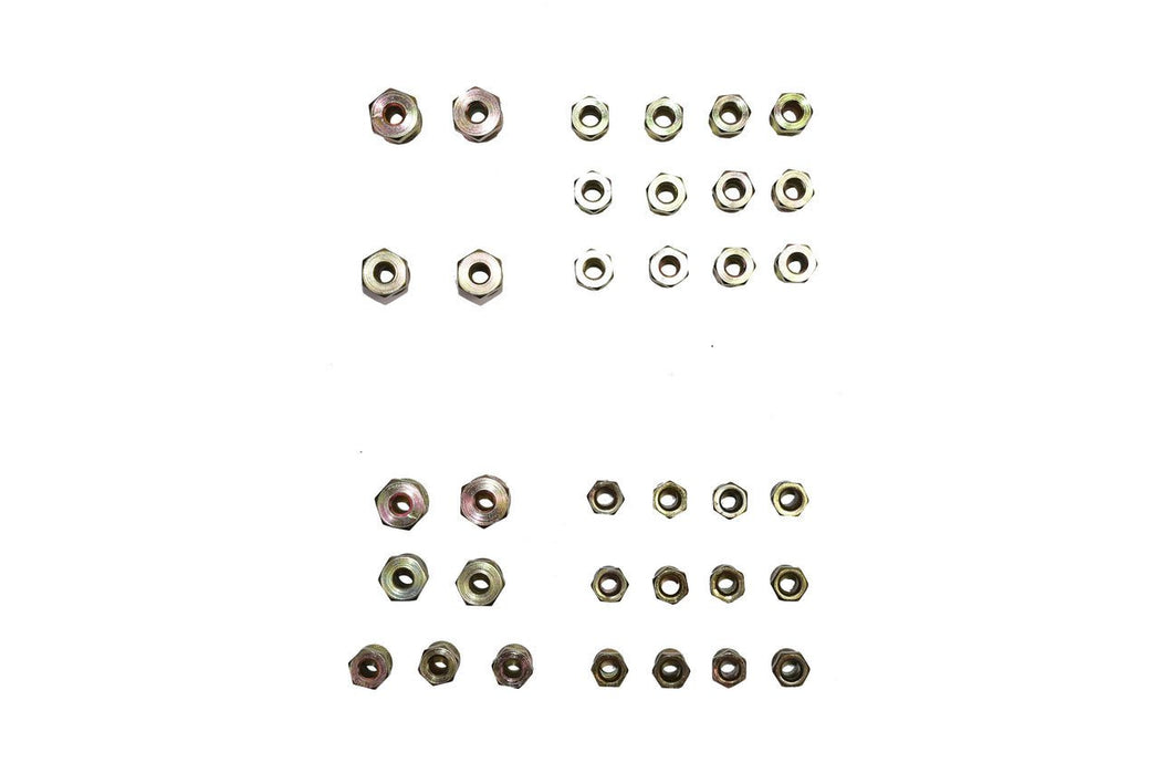 A-Team Performance Brake Line Fitting Kit for Inverted Flares on 3-16 and 1-4 Tube - Southwest Performance Parts