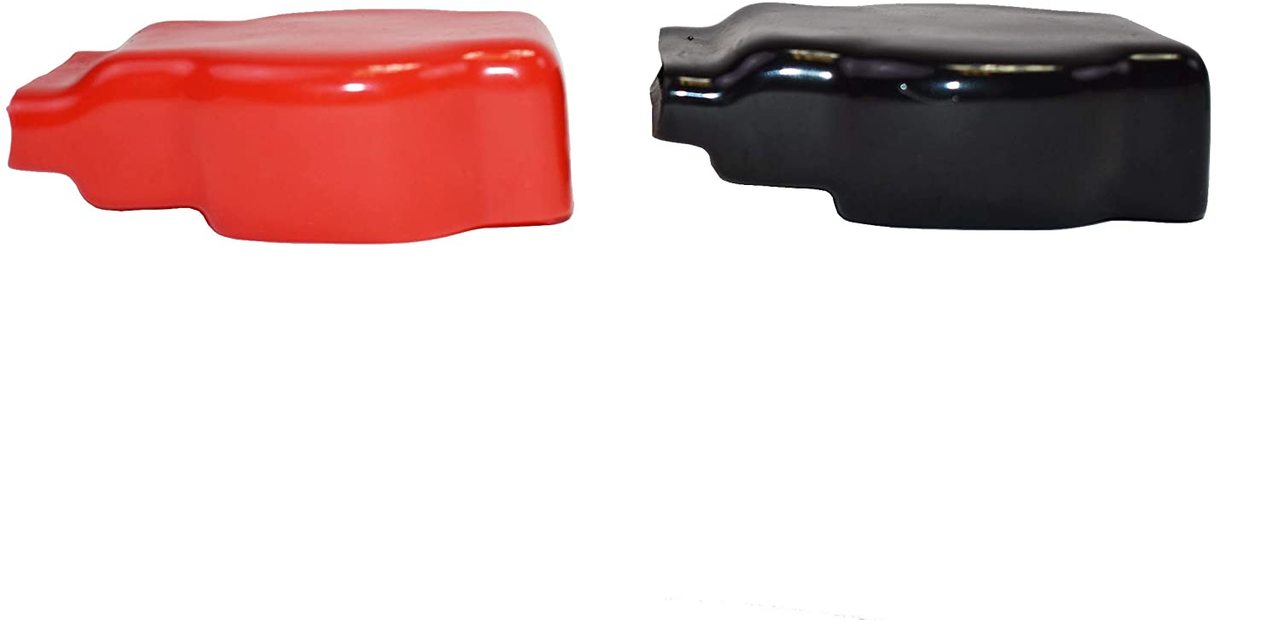 A-Team Performance Car Battery Terminal Connectors Military Spec Top Post Kit Auto Parts — Positive and Negative Cable Red and Black Covers — 3-8-Inch Bolt, 4-Piece Set - Southwest Performance Parts